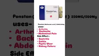 Ponstan  Mefenamic acid  250mg500mg tablet pharmacy ￼ [upl. by Chadwick]