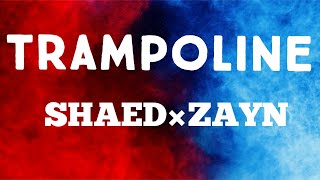 SHAED×ZAYN  Trampoline Lyrics [upl. by Meehyrb]