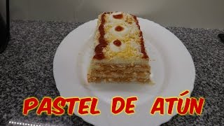 PASTEL DE ATÚN SIN HORNO COCINA CON PILAR [upl. by Anilem]