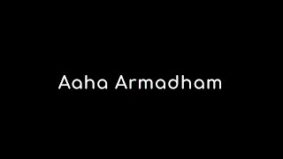 Armadham  Lyrics  Aavesham  Black Screen Malayalam Song Lyrics [upl. by Yelraf]