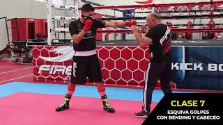 ESQUIVA GOLPES CON BENDING Y CABECEO CLASE 7 TÉCNICAS DE BOXEO FIRE SPORTS [upl. by Eletnahc]