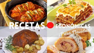 5 recetas económicas para Navidad  Cena navideña con platillos económicos  Cocina Vital [upl. by Lilli]