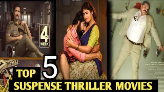 Top 5 Suspense Thriller South Movies in Hindi  Suspense Thriller Movies Hindi Dubbed [upl. by Abisia]