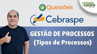 Questões CEBRASPE  Gestão de Processos  Tipos de Processos  Petronio Castro [upl. by Heer]