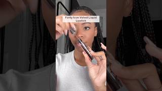 Fenty Icon Velvet Liquid Lipstick 💄 shorts grwm fentybeauty potd lippy uganda [upl. by Birkle]