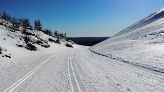 Skiing around Ylläs 1942021 Hiihto Ylläksen ympäri [upl. by Akinohs]