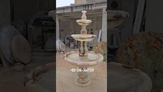 Handicrafted Onyx Marble Stone Fountain  luxury homes decor onyxmarblestone luxuryhomes shorts [upl. by Lohman]