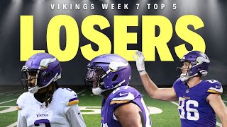 Vikings Top 5 LOSERS In Loss to Lions [upl. by Belsky]