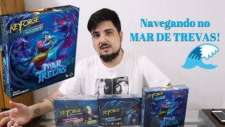 Navegando no Mar de Trevas Unboxing da nova coleção de Keyforge Dark Tiddings [upl. by Mairym551]