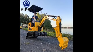 R319 Rippa super mini excavator 1 ton [upl. by Nnylrats937]