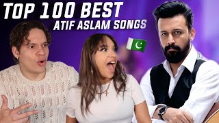 What a SINGER Waleska amp Efra react to Atif Aslam TOP 100 Songs [upl. by Ciccia139]