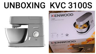 Unboxing Kenwood Chef Stand Mixer KVC3100S [upl. by Suicul]