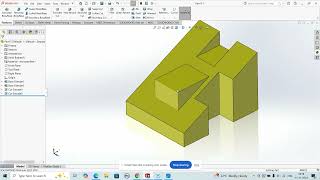 SOLIDWORKS  PART DESIGN 14 Mechanical engineering CADD [upl. by Teerpnam982]