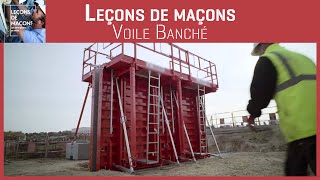 Les bons gestes en maçonnerie  Voile Banché [upl. by Tjaden605]