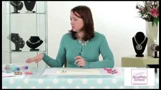 How to Make Jewelry Tutorial for Beginners Part 1 of 4 [upl. by Hospers967]