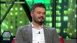 Rufián quotMe costará votar a favor de los PGE de un gobierno de carcelerosquot [upl. by Etra]