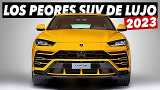 Los 7 PEORES SUV de lujo para 2023 que NUNCA deberías comprar [upl. by Adirf338]