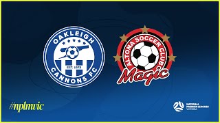 2024 NPLMVIC Round 3 Oakleigh Cannons FC v Altona Magic SC [upl. by Hewie934]