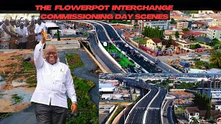 A Stunning Look at the Flowerpot Interchange Commissioning Ceremony 🇬🇭ghana accra [upl. by Eignat]