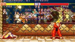 Street Fighter II Ken All Perfect 22 [upl. by Attela469]