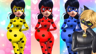 🐾paper diy🐾 Ladybug be a blue amp yellow Cat noir Find hidde ladybug  Miraculous story [upl. by Swarts]