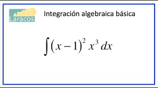 Integracion algebraica basica ejemplo 5 [upl. by Berty257]