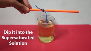 Crystallization  Experiment with sugar  Try at home Explanation [upl. by Lennor212]