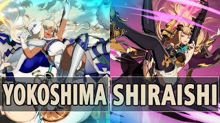 GBVSR🔥Yokoshima Anila Vs Shiraishi Metera🔥 High Level Gameplay [upl. by Niffirg]