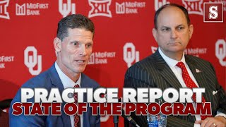 Practice Report State of the Oklahoma football program edition [upl. by Yatnwahs6]