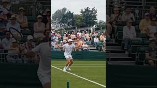 Metz Champion Benjamin Bonzis Forehand Up Close atp tennis forehand [upl. by Trawets]