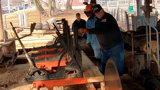 Sawing some 2X4s on the Frick Sawmill [upl. by Sellig514]