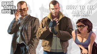 HOW TO FIX GTA IV CUTESCENE amp SPEECH AUDIO ERROR  BY ADI K WORLD [upl. by Nazler364]