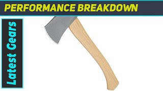 Edward Tools Wood Handle Camper Axe  The Best Small Hatchet for Outdoor Adventures [upl. by Poler]