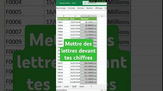 Comment mettre millions devant ses chiffres astuceexcel exceltips exceltricks [upl. by Colwell386]