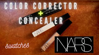 NARS RADIANT CREAMY COLOR CORRECTOR  CONCEALER swatch [upl. by Gunter418]