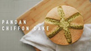 RECIPE  PANDAN CHIFFON CAKE  Resep Sifon Cake Pandan [upl. by Haem]