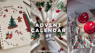 Preppy Christmas TikTok Compilation  4 Days  Advent Calendar 9 2022 [upl. by Hplodur]