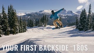 Your First Backside 180s On A Snowboard [upl. by Groh]