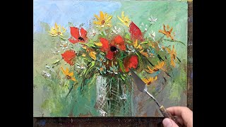 Bouquet palette knife [upl. by Courtney]