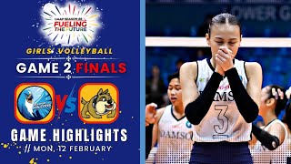 ADU VS NUNS Full Game Highlights  Game 2 FINALS  UAAP Season 86 Girls Volleyball  Juniors Div [upl. by Niemad]