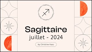 Horoscope Sagittaire ♐️ Juillet 2024 🥑 par Christine Haas [upl. by Ibbob]