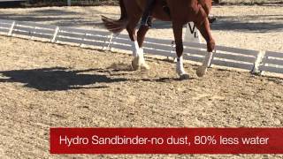 hydrosandbinder The Horse Arena Footing Water and Dust solution [upl. by Leitao948]