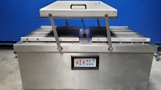 Intervac INV 3030 double chamber vacuum packer [upl. by Yetah]