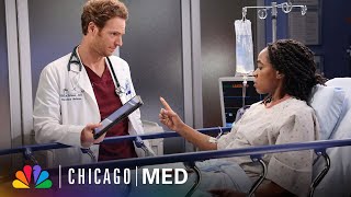 Dr Halstead’s Patient Want More Tests Than Halstead Thinks Are Necessary  Chicago Med  NBC [upl. by Stovall86]