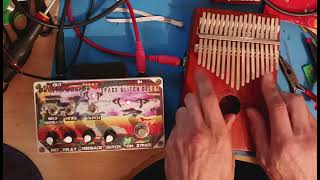 Space Glitch DelayKalimba by Psychiceyeclix siren delay circuitbending circuitbent noise diy [upl. by Gervase]