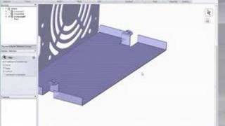 Modifying a SolidWorks sheetmetal assembly in SpaceClaim [upl. by Milburr978]