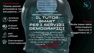 TUTOR AI  Lintelligenza artificiale per i servizi demografici [upl. by Ahsieyt376]