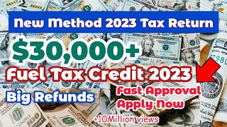 New Method 30k Tax Return 2024  Tax Credit 2023 Big Refund 🇺🇸 10M views [upl. by Yaron]