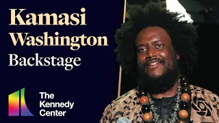 Kamasi Washington backstage at the 2024 Kennedy Center Honors [upl. by Mcneil]