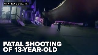 Utica Police release body cam footage of officer fatally shooting a 13yearold [upl. by Noiztneb]